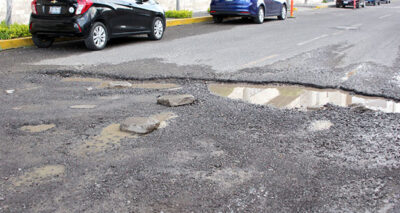 Ayuntamiento alista bacheo de calles en Puebla; listo, en abril de 2022