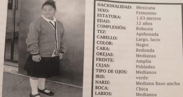 Buscan a Isis Estefanía, de 12 años, desapareció en Galaxia la Calera