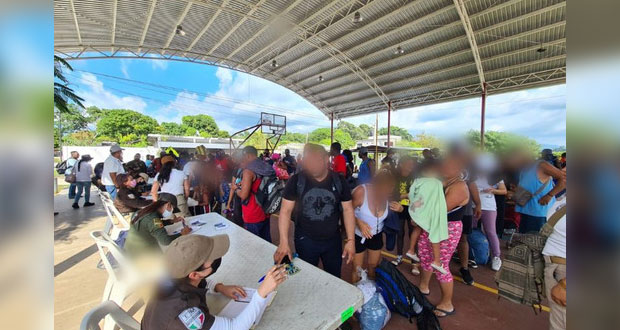 Caravana migrante se disuelve; INM dará tarjetas humanitarias