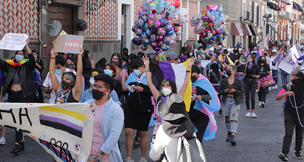 Con marcha en Puebla, comunidad trans exige alto a crímenes de odio