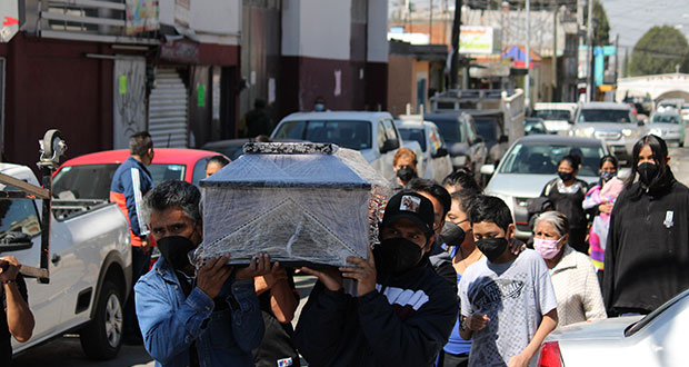 Despiden a Andrea, tercera víctima fatal de Xochimehuacan  