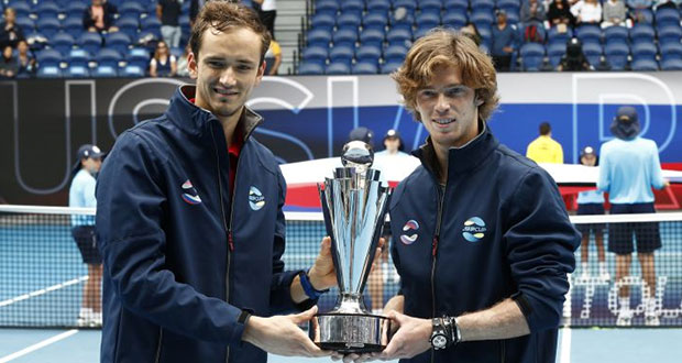 Medvedev y Rublev visitarán México en 2022 para juego de exhibición