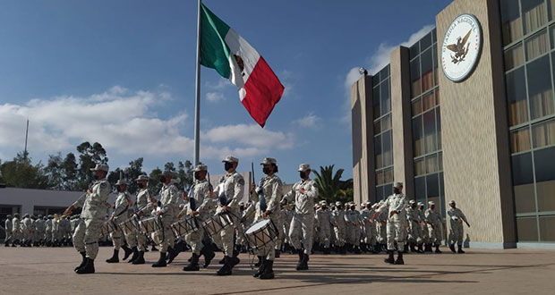 Puebla, lugar 12 en elementos de GN, con 3,387; en el país hay 99,946