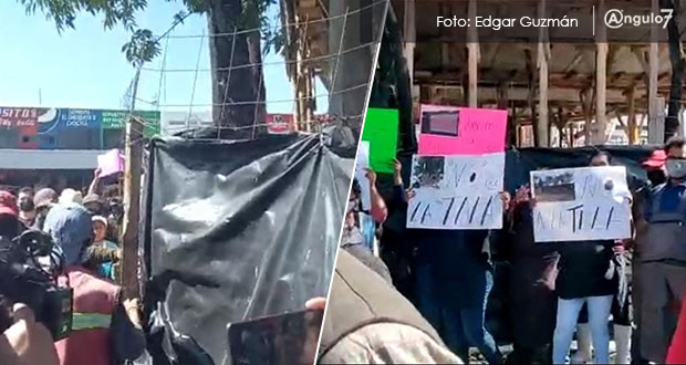 Reactivan obras irregulares en Central de Abasto; ayuntamiento las clausura