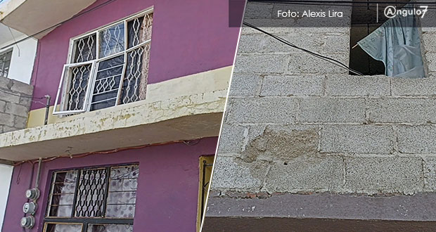 Vecinos de Xochimehuacan piden revisión a casas por daños de explosión