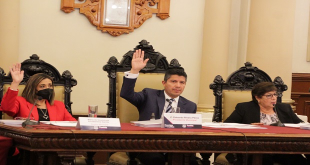Aprueba Cabildo de Puebla Ley de Ingresos 2022 por 5 mil 384 mdp; 24.4% más