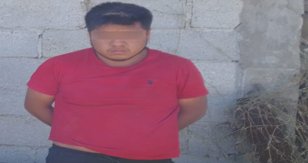 Cae operador de bodega con mercancía robada en Acajete