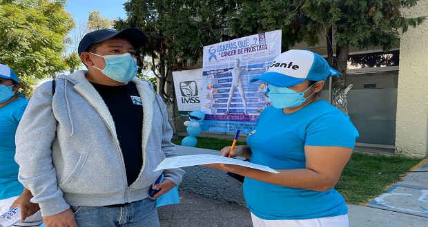 Evita el cáncer de próstata, realízate chequeos: IMSS en Puebla