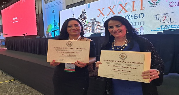 Médicas del IMSS reciben nombramiento en Sociedad de Cardiología