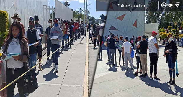 Segunda dosis Covid a jóvenes, con mejor organización, pero baja afluencia
