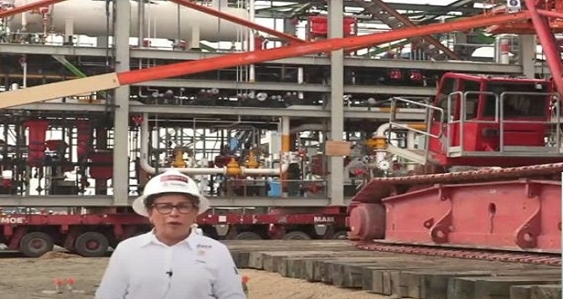 Sener traslada módulo de tratamiento de gases a Dos Bocas