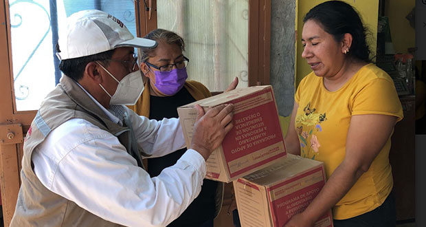 Apoya Sedif a 70 familias afectadas por explosión en Santiago Tenango