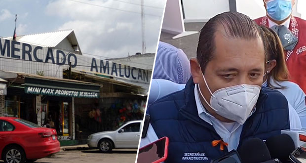 Ayuntamiento invertirá 9 mdp para retomar mantenimiento de mercado Amalucan 