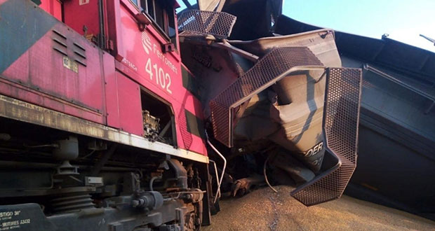 Chocan dos trenes y se descarrilan en Zacatecas; SICT atiende