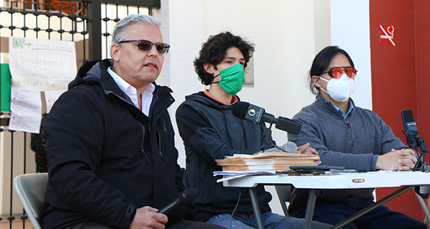 Con marcha, exigirán alumnos de la Udlap poder regresar al campus
