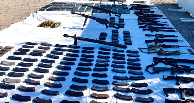 Ejército asegura 30 armas en Nuevo Laredo, Tamaulipas