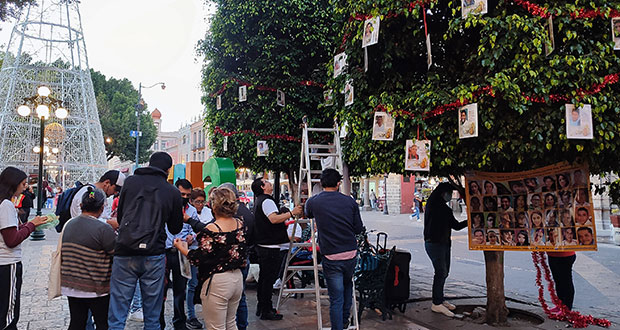 “Por error”, personal de ayuntamiento retira fotografías de desaparecidos.