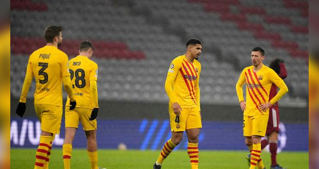 Por primera vez en 21 años, Barça eliminado en grupos de la Champions