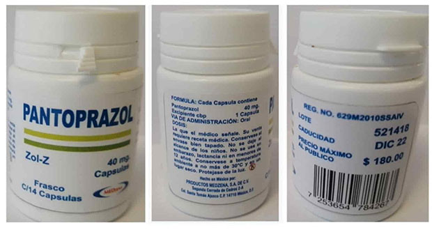 Si tomas este pantoprazol para reflujo, ¡suspéndelo!, alerta Cofepris