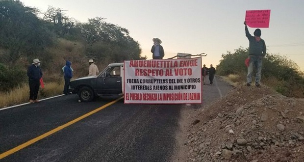 Con bloqueos en Ahuehuetitla no destruirán autoridades: Barbosa