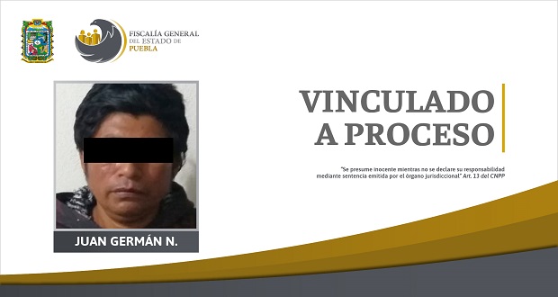 FGE vincula a proceso a presunto feminicida de Hueytamalco
