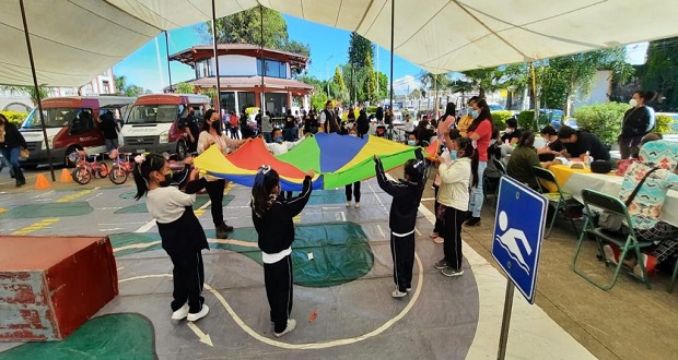 Con talleres y actividades lúdicas promueven la paz social