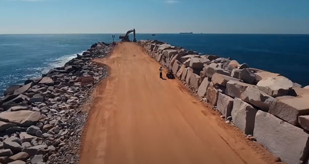 2,960 empleos por construcción de rompeolas en Corredor Interoceánico