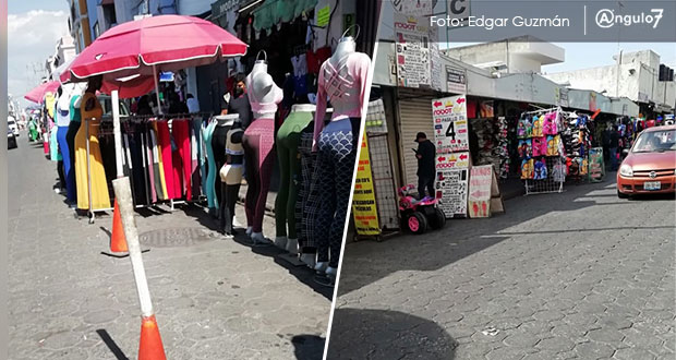 Ambulantes despejan la 5 de Mayo, pero siguen en otras calles del CH