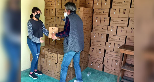 Bienestar entrega más de 10 mil litros producto lácteo en Puebla