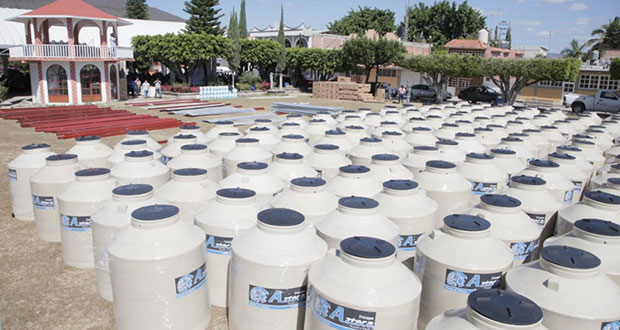 Bienestar reparte más de 45 mil litros de producto lácteo en Puebla