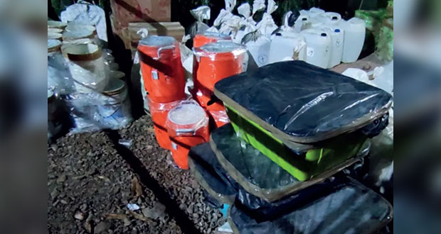Ejército asegura 2 toneladas de metanfetaminas en Sinaloa y BC