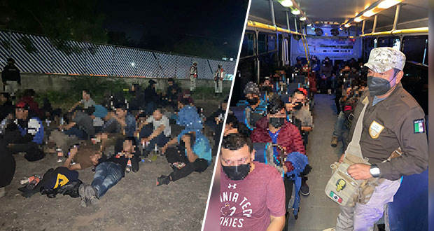 En Oaxaca, INM, GN y FGR rescatan a 198 migrantes en autobuses
