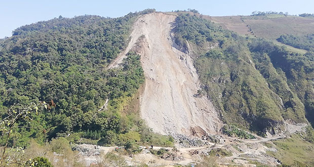 Explotación de mina destruye zona arqueológica en Huauchinango, acusan