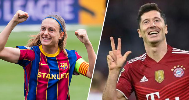 FIFA: Putellas y Leandowski, los mejores futbolistas del 2021