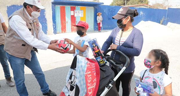 Lleva DIF de Puebla Día de Reyes a juntas auxiliares
