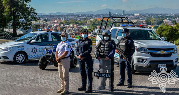 Presenta Policía Auxiliar oferta de servicios de seguridad para 2022