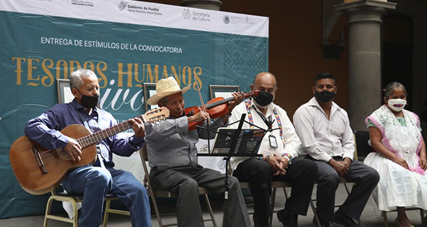 Reconoce Cultura a tres poblanos como “Tesoros Humanos Vivos”
