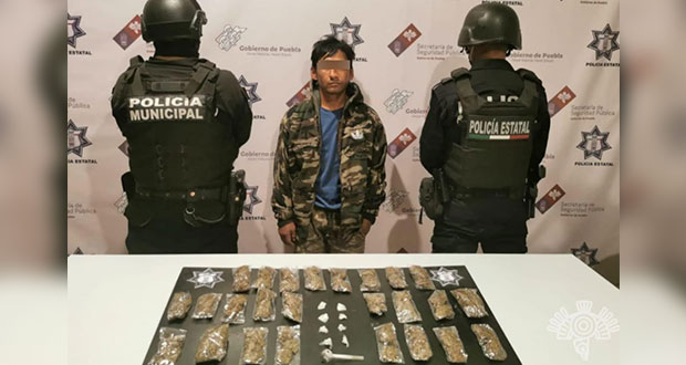 SSP detiene presunto narcomenudista en San Gabriel Chilac 