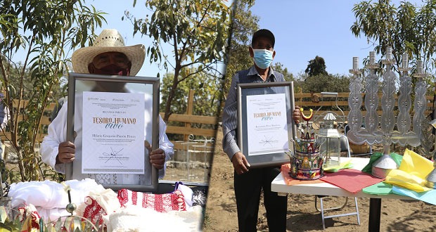 Cultura reconoce como “Tesoro Humano Vivo” a dos poblanos