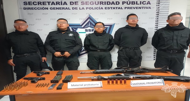 Detienen a 5 por hacerse pasar por policías de Juan C. Bonilla