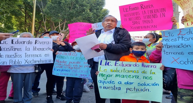 Familias afectadas por explosión en Xochimehuacan exigen liberar sus predios