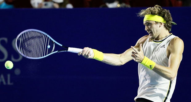 Alexander Zverev queda expulsado del Abierto Mexicano de Tenis