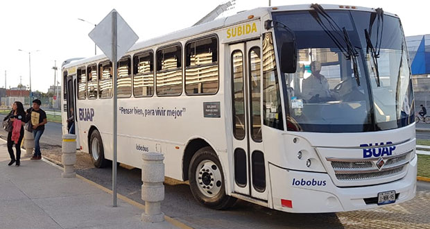 BUAP reactivará transporte interno Lobobus a partir del lunes