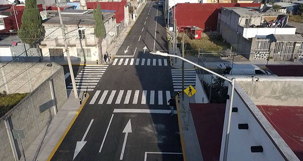 Comuna de Puebla invierte 5.2 mdp para pavimentar calle Colorines