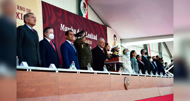 En Marcha de la Lealtad, FAM refrendan compromisos con seguridad y proyectos