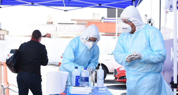 En Puebla, Salud estatal reportó que será en semana y media cuando se alcance el pico de la pandemia