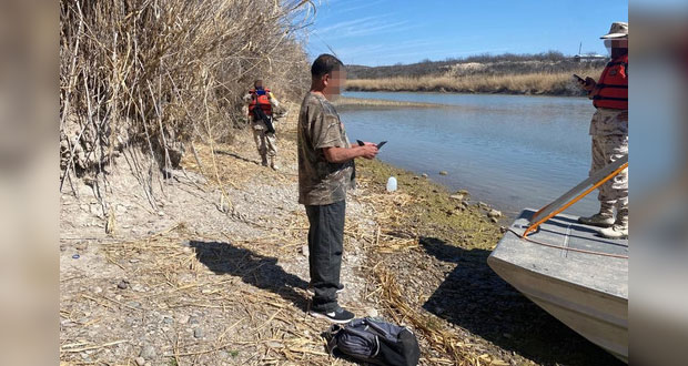 INM recupera el cuerpo de migrante en las aguas del río Bravo