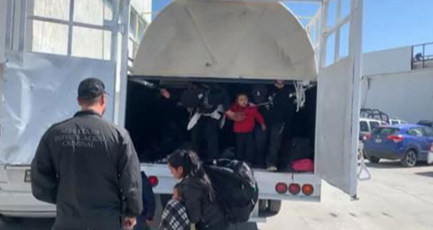 INM y FGR identifican a 59 migrantes escondidos en tinacos