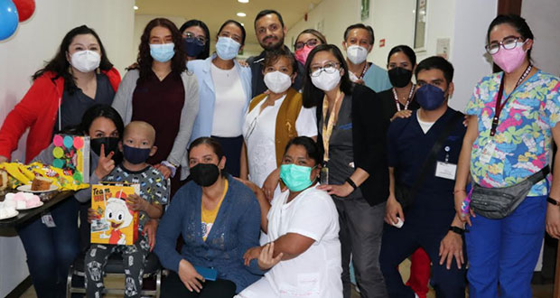 Issstep da el alta a paciente de 6 años tras trasplante de médula