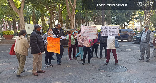Piden evaluar si predios afectados en Xochimehuacan están en zona de riesgo